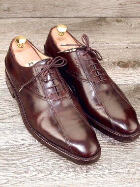 $695 Neiman Marcus GRAVATI Oxford 8.5 M Brown 16860 * add $15 new Cedar Trees